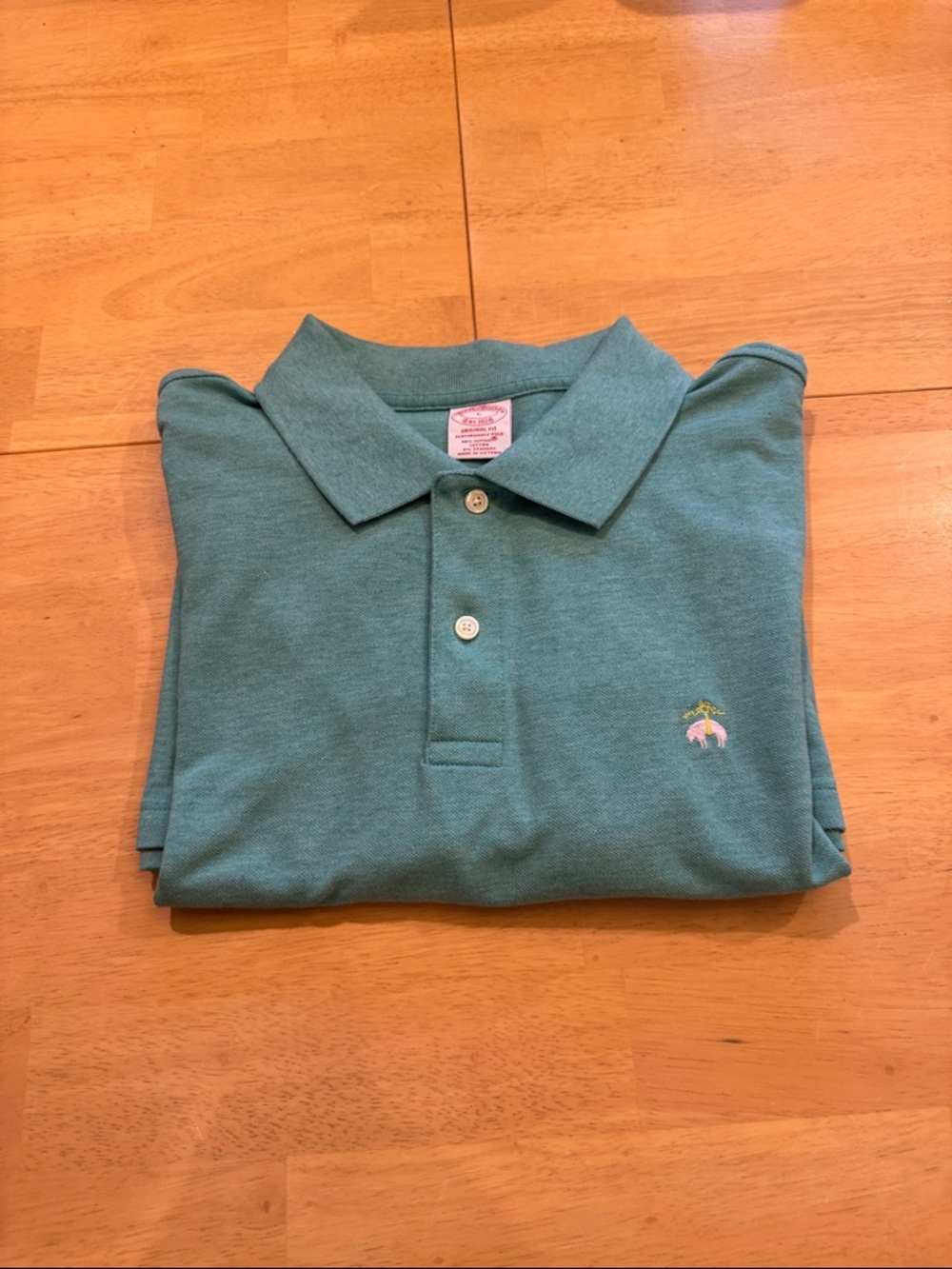 Brooks Brothers Teal Green Polo
